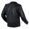 OZONE KURTKA SKÓRZANA RAMONES MODERN MATT BLACK